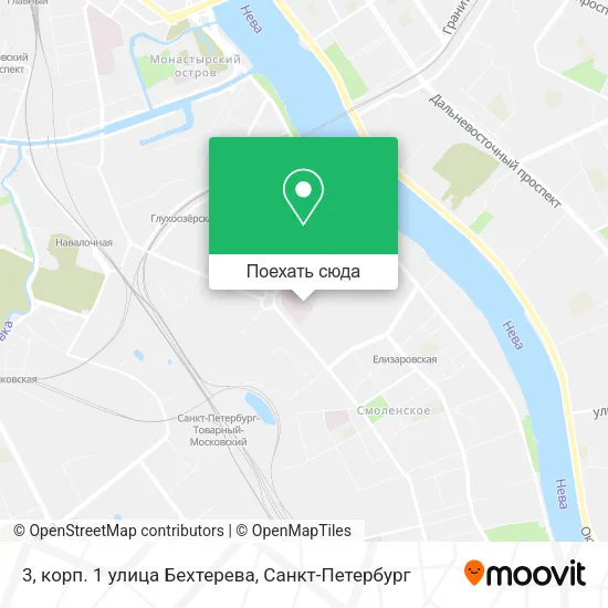 Карта 3, корп. 1 улица Бехтерева