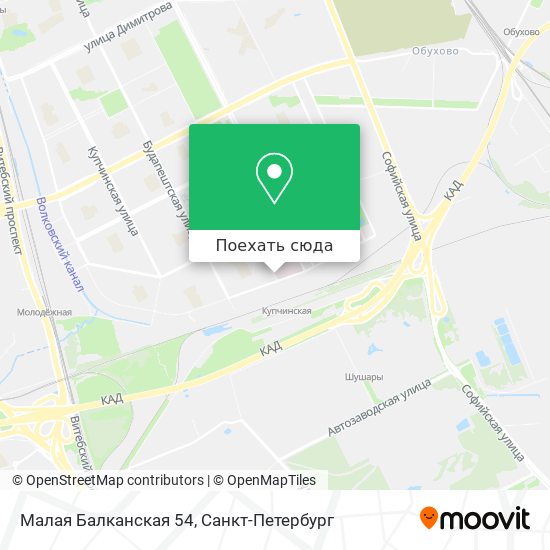 Карта Малая Балканская 54