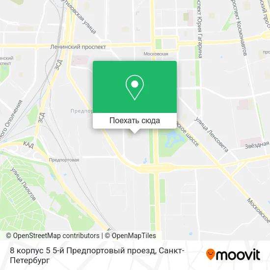 Карта 8 корпус 5 5-й Предпортовый проезд