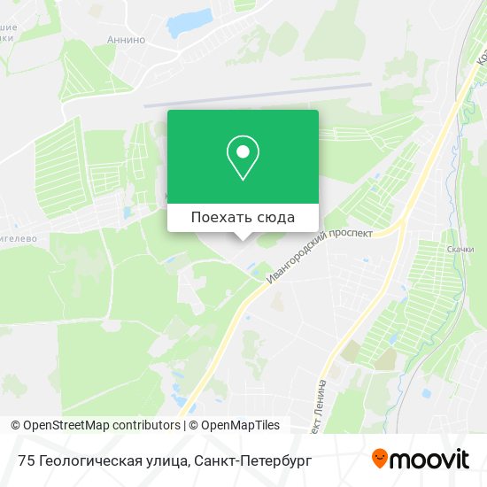 Карта 75 Геологическая улица