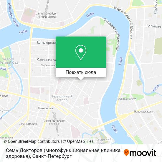 Карта Семь Докторов (многофункциональная клиника здоровья)