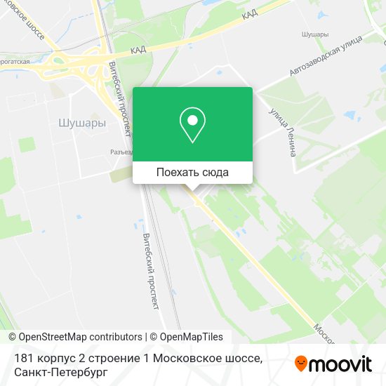 Карта 181 корпус 2 строение 1 Московское шоссе