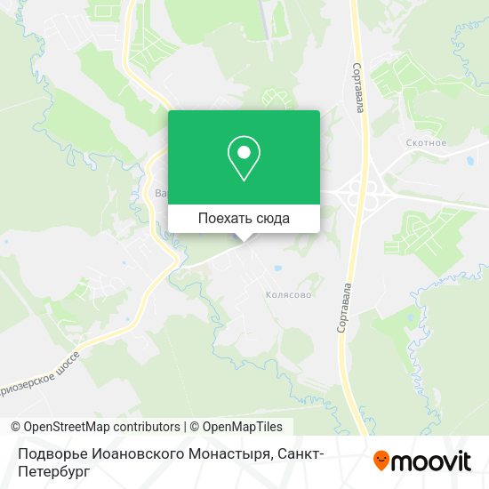 Карта Подворье Иоановского Монастыря