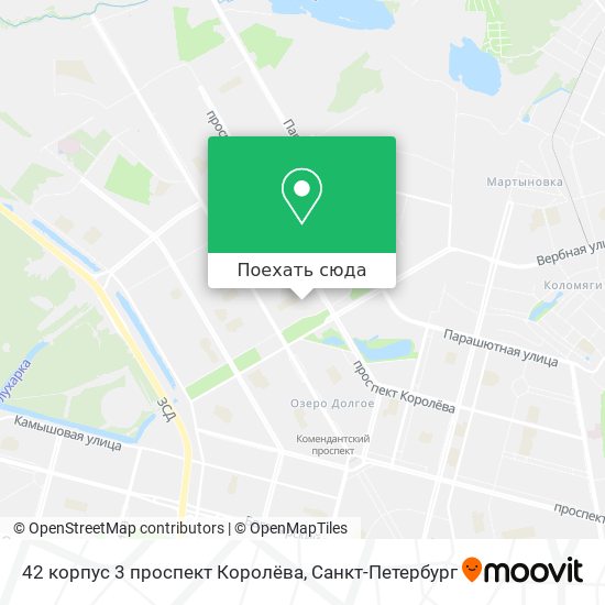 Карта 42 корпус 3 проспект Королёва