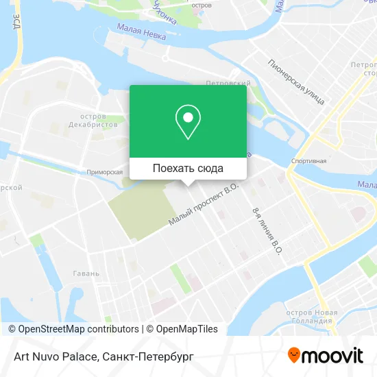 Карта Art Nuvo Palace