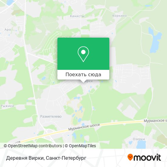 Карта Деревня Вирки