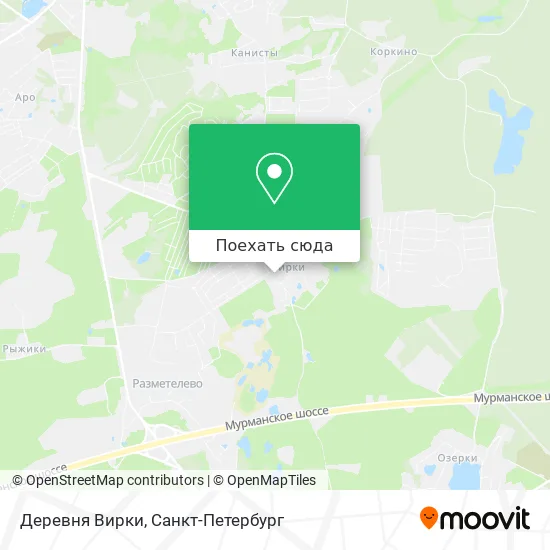 Карта Деревня Вирки