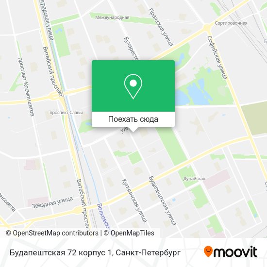 Карта Будапештская 72 корпус 1