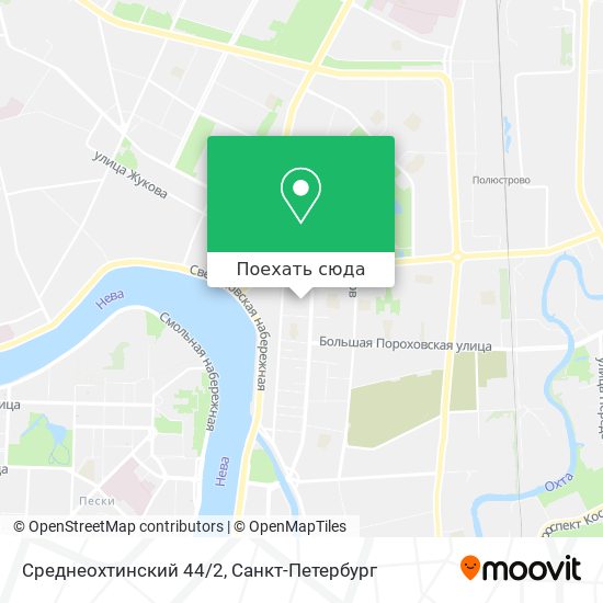 Карта Среднеохтинский 44/2