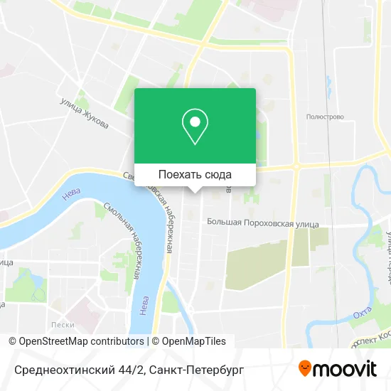 Карта Среднеохтинский 44/2