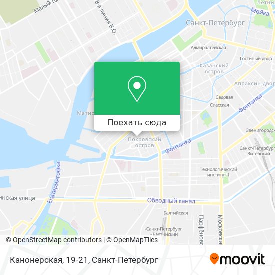 Карта Канонерская, 19-21