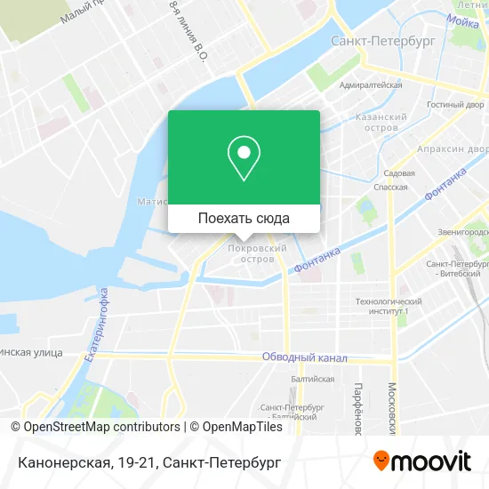 Карта Канонерская, 19-21
