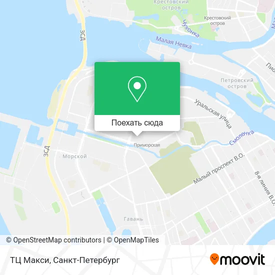 Карта ТЦ Макси