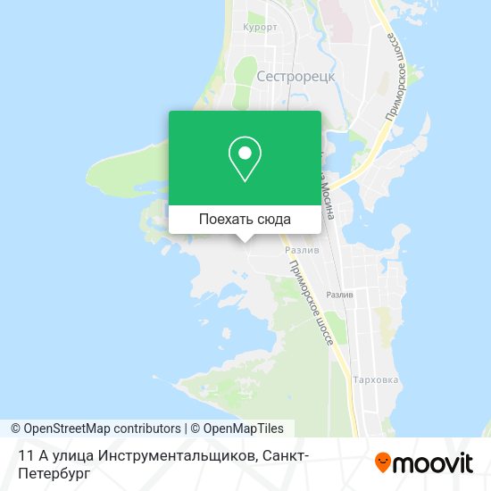 Карта 11 А улица Инструментальщиков