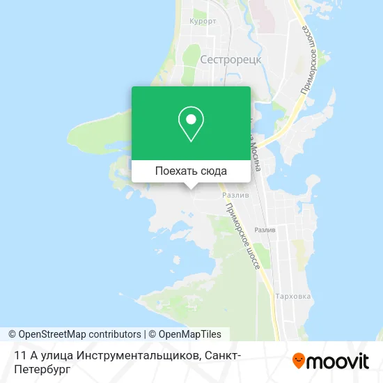 Карта 11 А улица Инструментальщиков