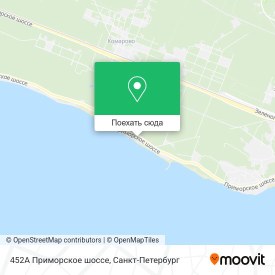 Карта 452А Приморское шоссе