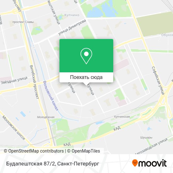 Карта Будапештская 87/2