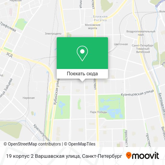 Карта 19 корпус 2 Варшавская улица