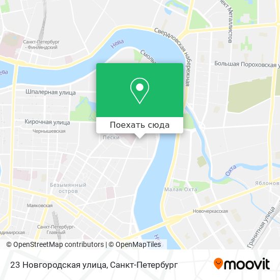 Карта 23 Новгородская улица