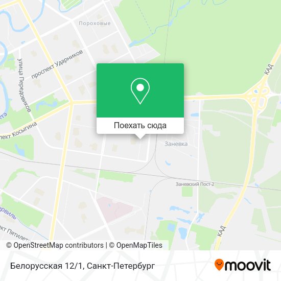 Карта Белорусская 12/1