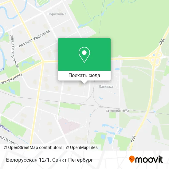 Карта Белорусская 12/1