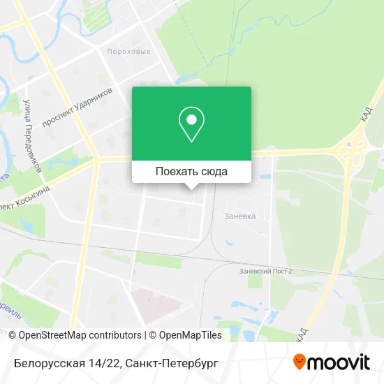 Карта Белорусская 14/22