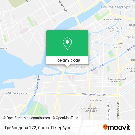 Карта Грибоедова 172