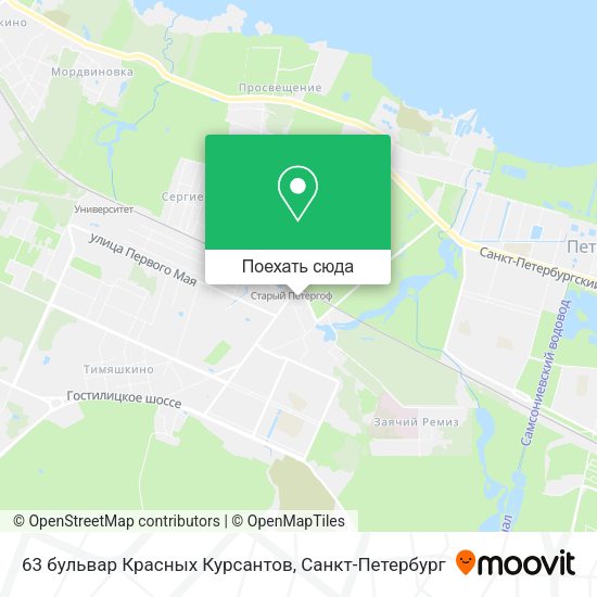 Карта 63 бульвар Красных Курсантов