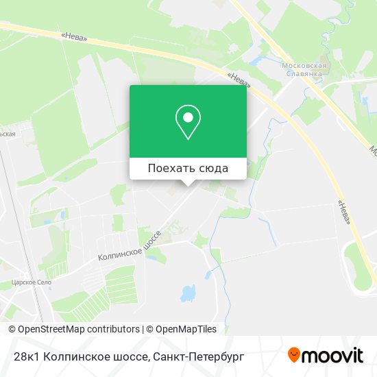 Карта 28к1 Колпинское шоссе