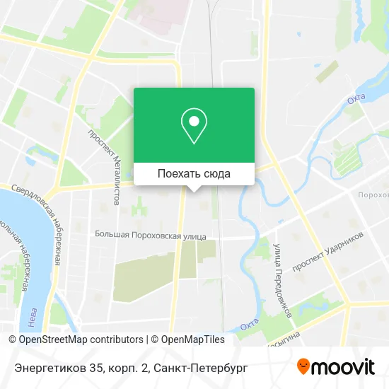Карта Энергетиков 35, корп. 2