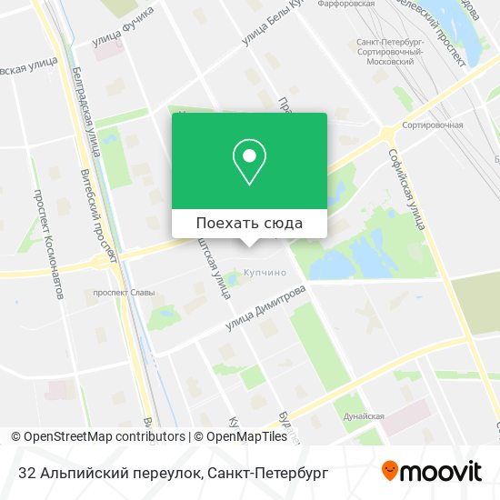 Карта 32 Альпийский переулок