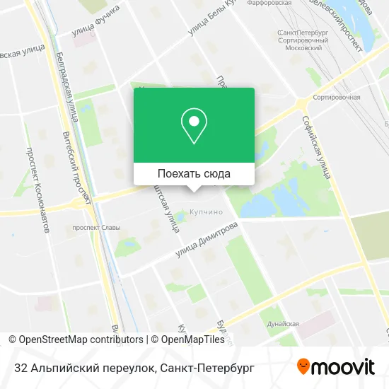 Карта 32 Альпийский переулок