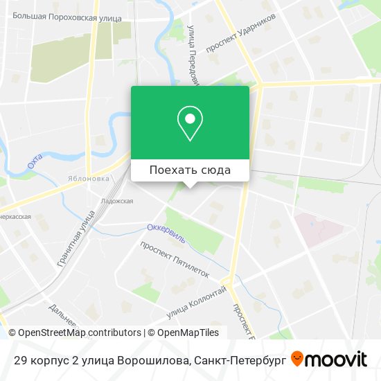 Карта 29 корпус 2 улица Ворошилова