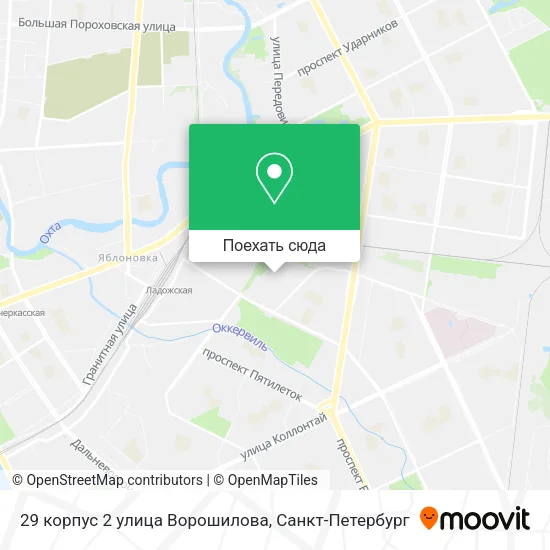 Карта 29 корпус 2 улица Ворошилова