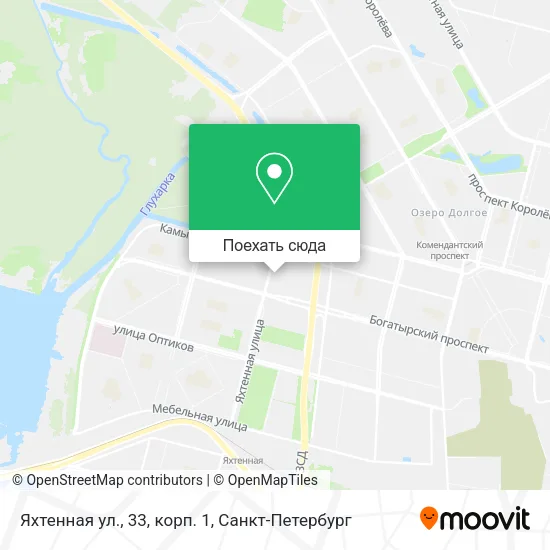 Карта Яхтенная ул., 33, корп. 1