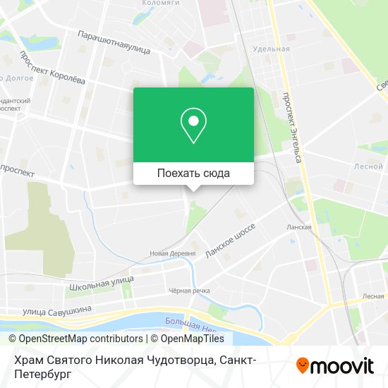 Карта Храм Святого Николая Чудотворца