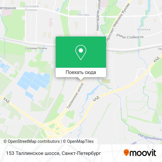 Карта 153 Таллинское шоссе