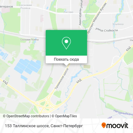 Карта 153 Таллинское шоссе