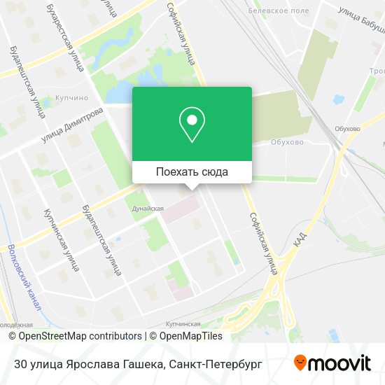 Карта 30 улица Ярослава Гашека