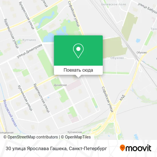 Карта 30 улица Ярослава Гашека