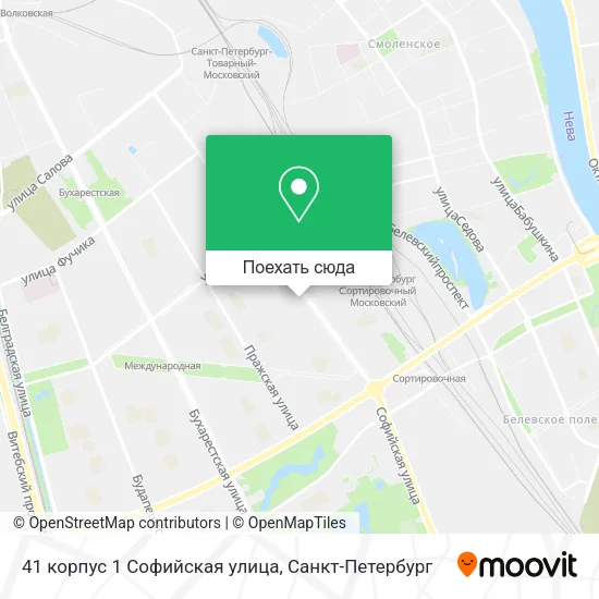Карта 41 корпус 1 Софийская улица