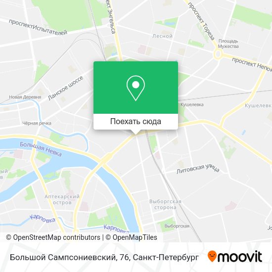 Карта Большой Сампсониевский, 76