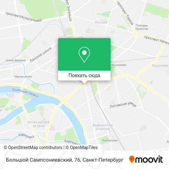 Карта Большой Сампсониевский, 76