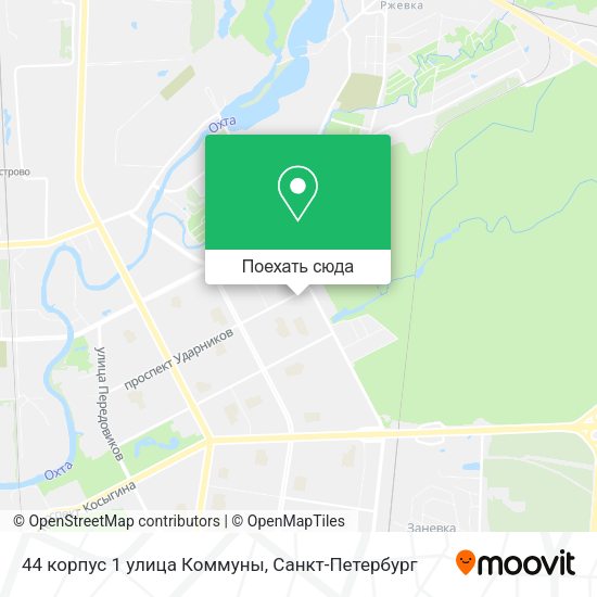 Карта 44 корпус 1 улица Коммуны