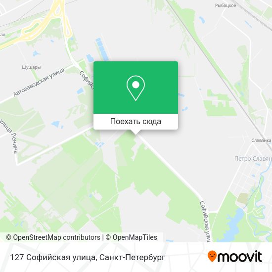 Карта 127 Софийская улица