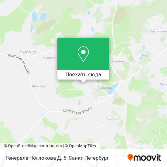 Карта Генерала Чоглокова Д. 5