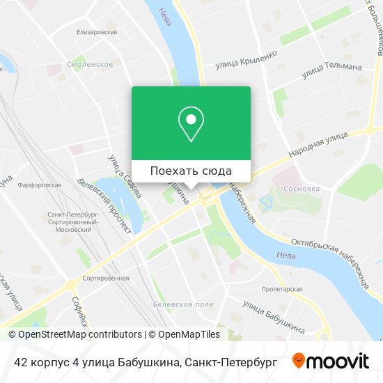 Карта 42 корпус 4 улица Бабушкина