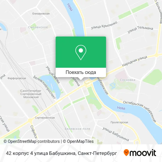 Карта 42 корпус 4 улица Бабушкина