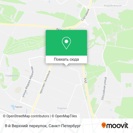 Карта 8-й Верхний переулок