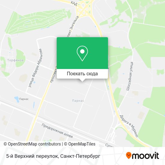 Карта 5-й Верхний переулок